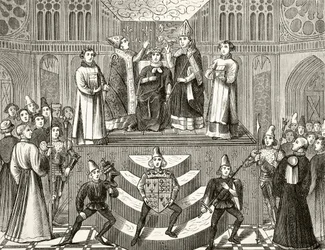 Kroning van koning Hendrik IV van Engeland, 13 oktober 1399, uit 